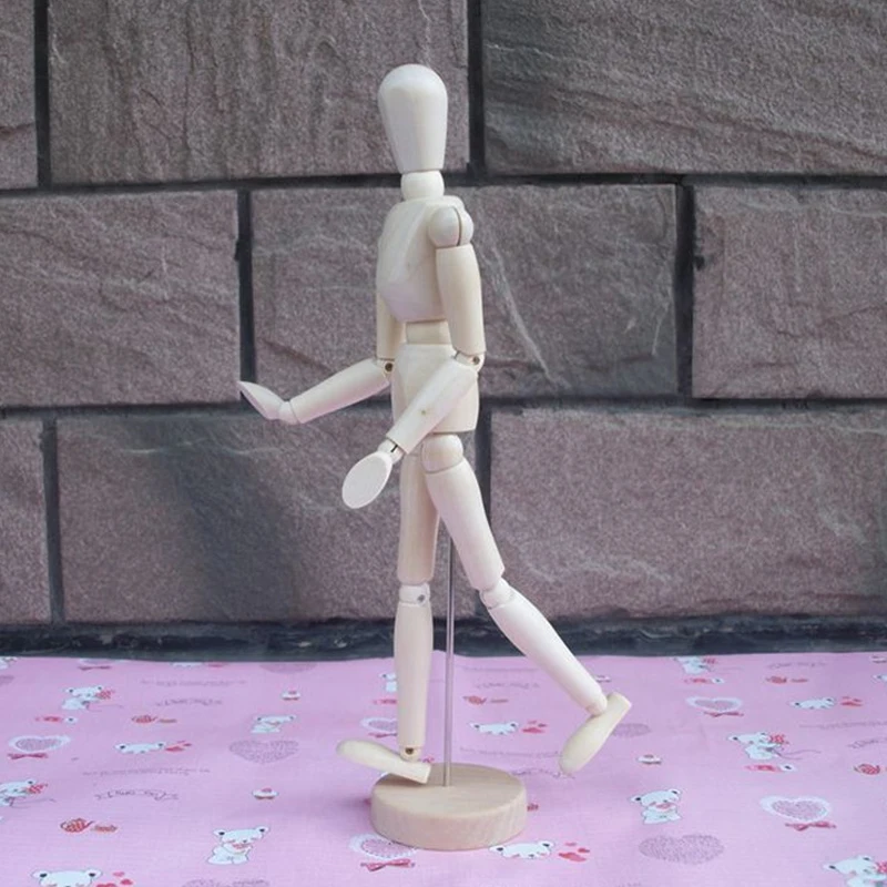 Деревянная шарнирная кукла Strongwell модель для рисования художника манекен Bjd