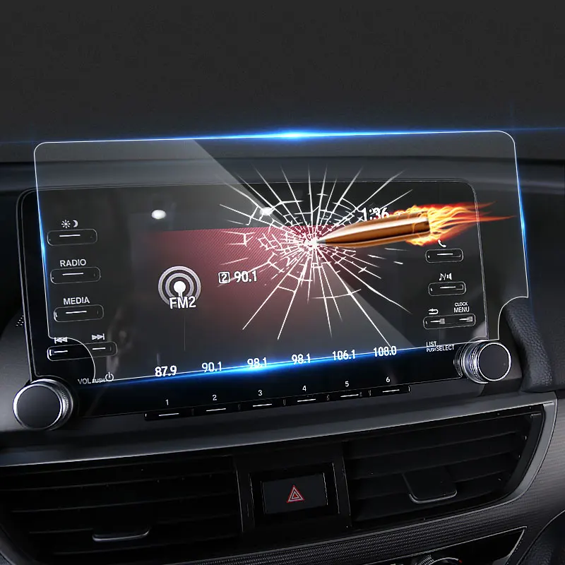 Стальная Защитная пленка для экрана навигатора GPS подходит Honda Accord 2018 2019|Наклейки