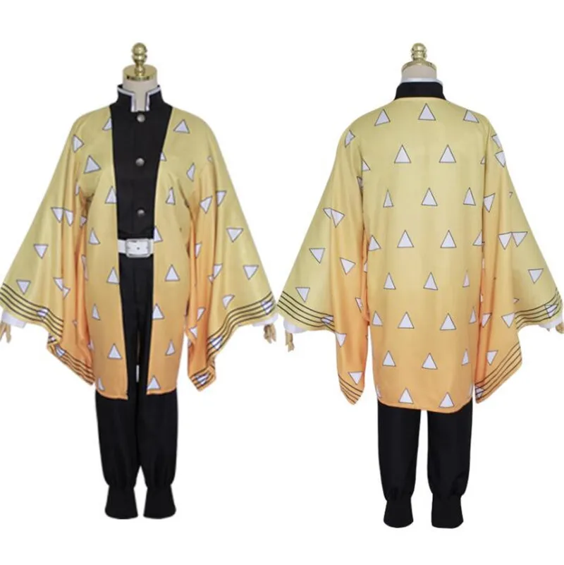 Костюм для косплея аниме рассекающий демонов агатсума зенитсу мужское кимоно no