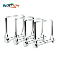 4pcs ss 316 square shaft locking lock pin safety coupler pin retainer farm trailers wagons lawn garden auto car trailer