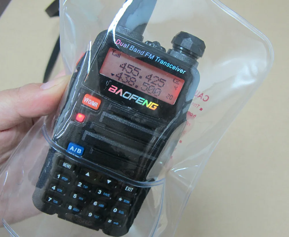 

OPPXUN transparent waterproof case for walkie-talkie PUXING PX777 PX888K for Motorola GP88 GP328 Ham antenna CB two-way radio