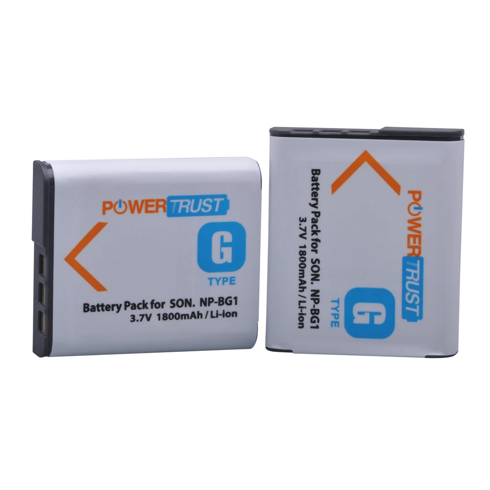 PowerTrust NP BG1 NPBG1 батарея + ЖК зарядное устройство USB для Sony DSC H3 H7 H9 H10 H20 H50 H55|Цифровые
