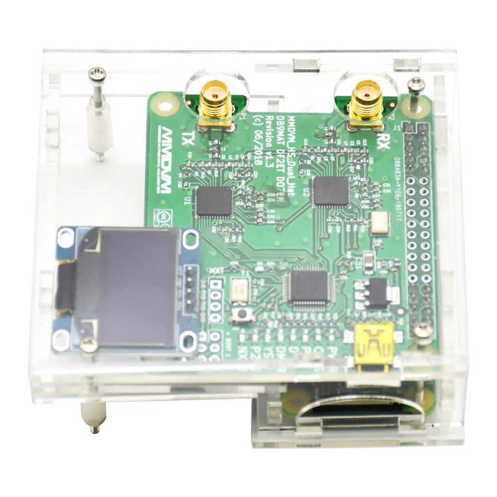 USB связь 2018 дуплекс MMDVM Hotspot модуль Плата расширения RX TX UHF VHF поддержка P25 DMR YSF NXDN |