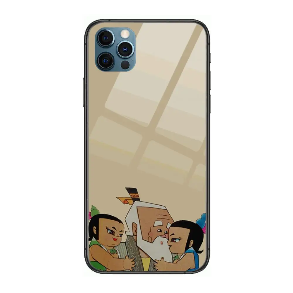 

Calabash Brothers case Fashion Phone Case cover For OPPO A91 9 83 79 92s 5 F9 A7X Reno2 Realme6pro 5 black tpu cell cover