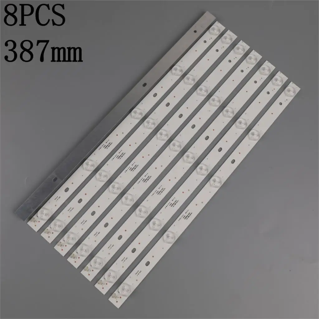 New 8 PCS 5LED 389mm LED backlight strip for Philco PH40R86 PH40R86DSGW 400S8605X8-B0040 E34036 40S-4-10 1.00.1.388015S01R V1