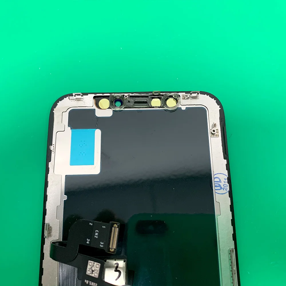 

Original 11 Pro Super Retina XDR Soft OLED screen replacement For iphone X XS MAX LCD Display with Waterproof sticker + film