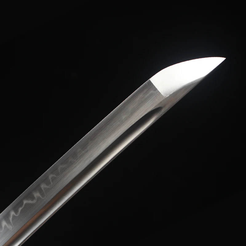 Привидение цушимы мечи T10 стальная глина закаленное лезвие бритва острые