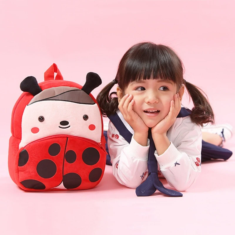 

Toddler Backpack Anti-Lost Plush Mini Daypack Animal Cartoon Bag For Baby Girl Boy