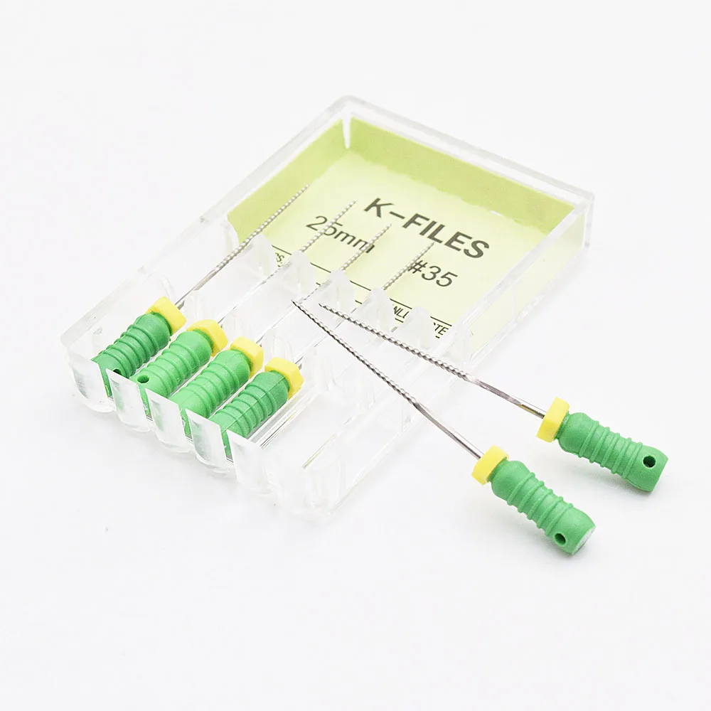 1 коробка эндододонтический корневой канал нержавеющая сталь K-файлы