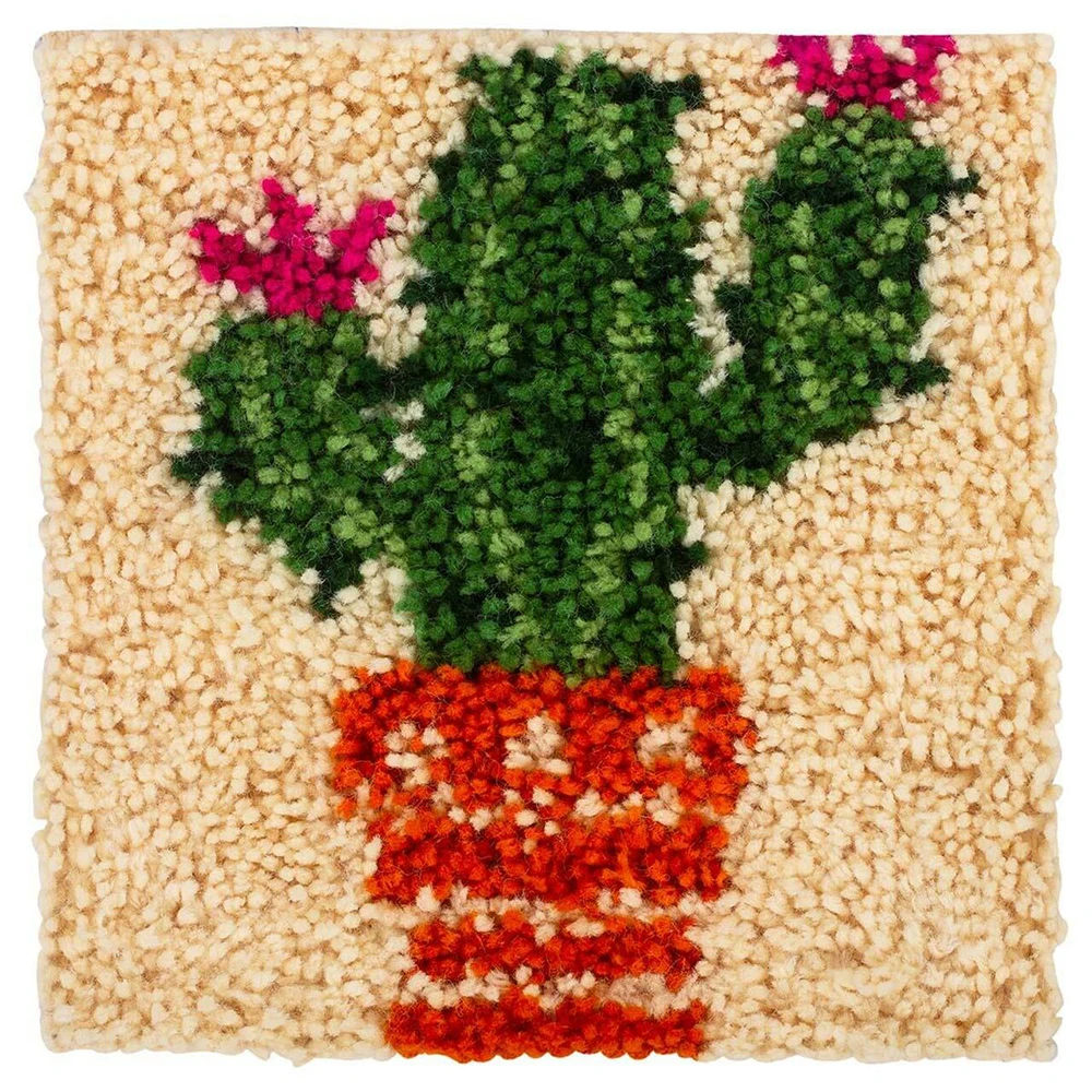 

Crafts for adults Latch hook kit with Pre-Printed Pattern Carpet embroidery set Tapestry Hook mat Hobby stuff Plastic mesh
