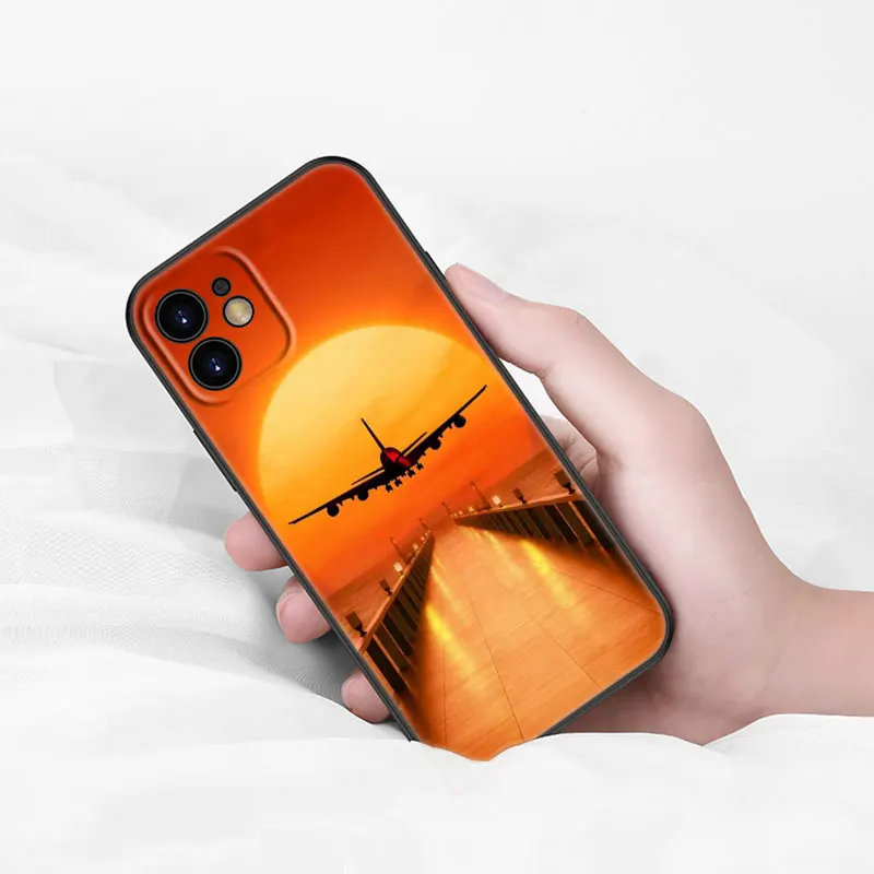 Чехол для телефона с самолетом Apple iPhone 13 12 Mini 11 Pro Max XR XS MAX 6 6S 7 8 Plus 5 5S SE 2020 - купить по