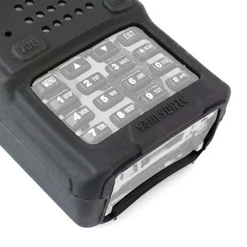 

Rubber Soft Handheld Case Holster For Radio BAOFENG UV5R UV-5RC UV-5RE TH-F8 UV-5REPlus UV-5RD Walkie BF UV-985 UV-5RA UV-5 P6D9