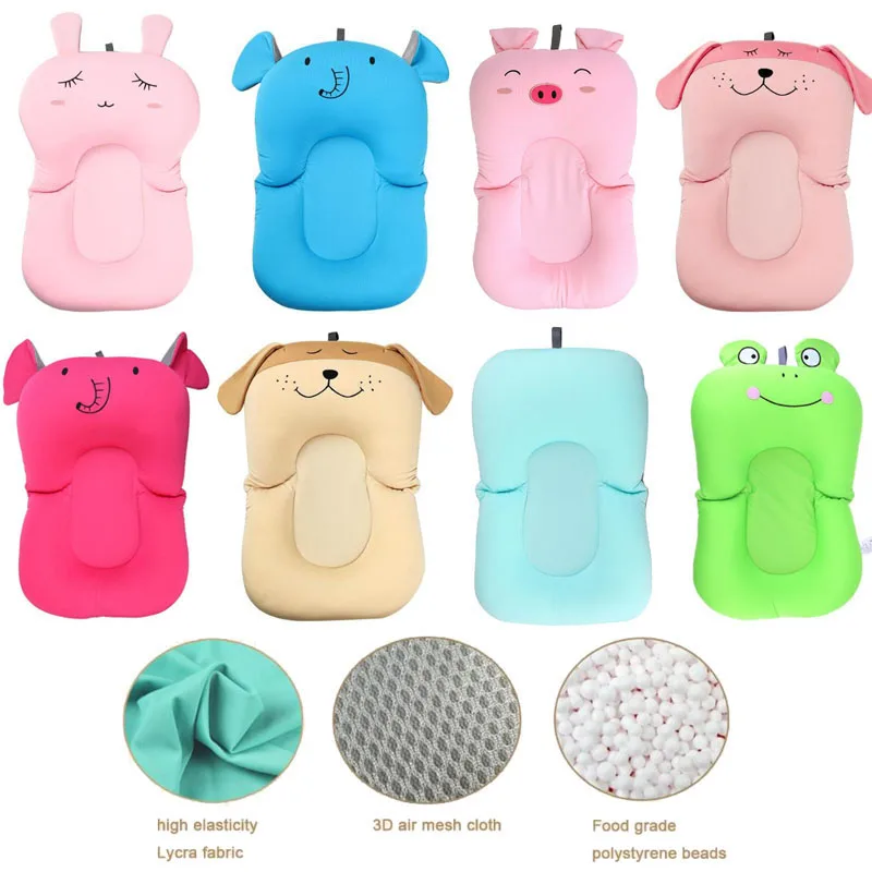 Портативный детский душ воздушная подушка кровать мультяшный Коврик для ванны