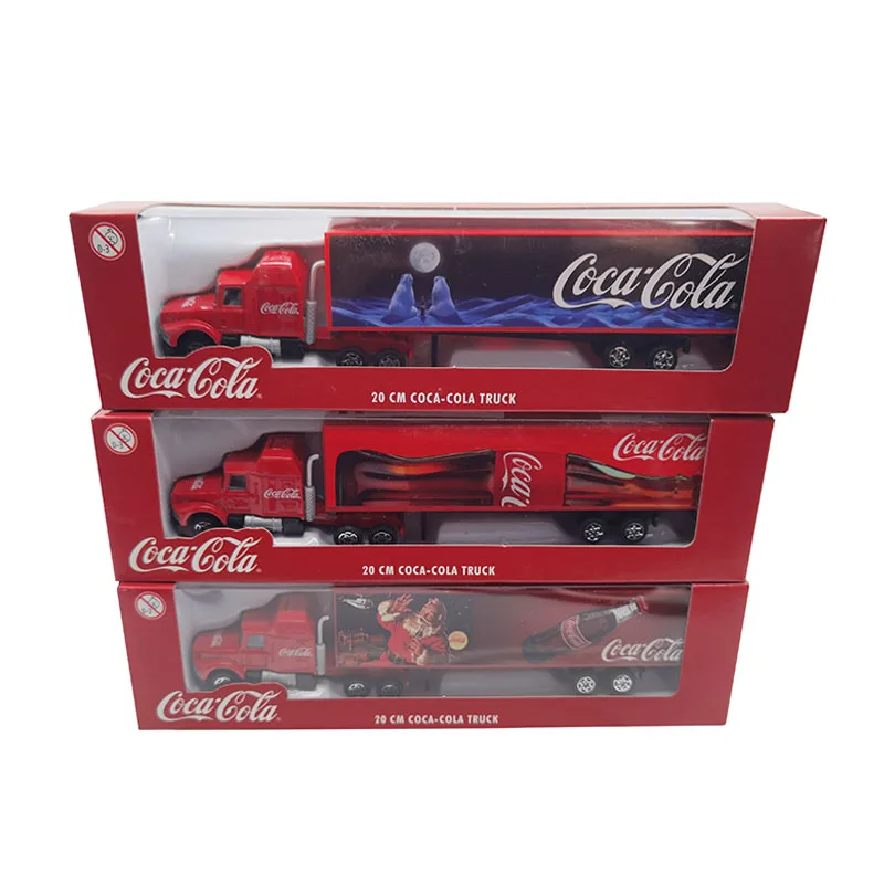 Литый под давлением в масштабе 1/87 красный грузовик транспортная модель