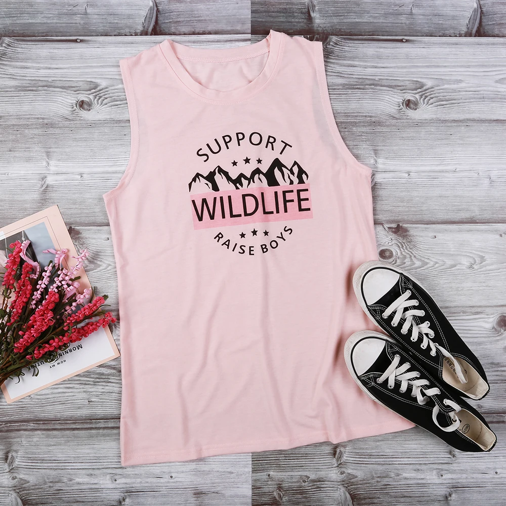 Женская футболка с принтом в стиле Харадзюку без рукавов рисунком топ для друзей