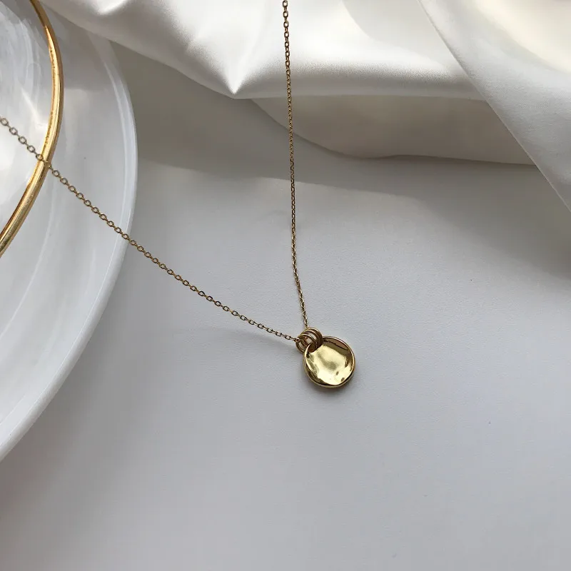 Louleur 925 пробы серебряное круглое ожерелье с подвеской высокое качество необычное золото 925 ожерелье для женщин хорошее ювелирное изделие подарок на день рождения