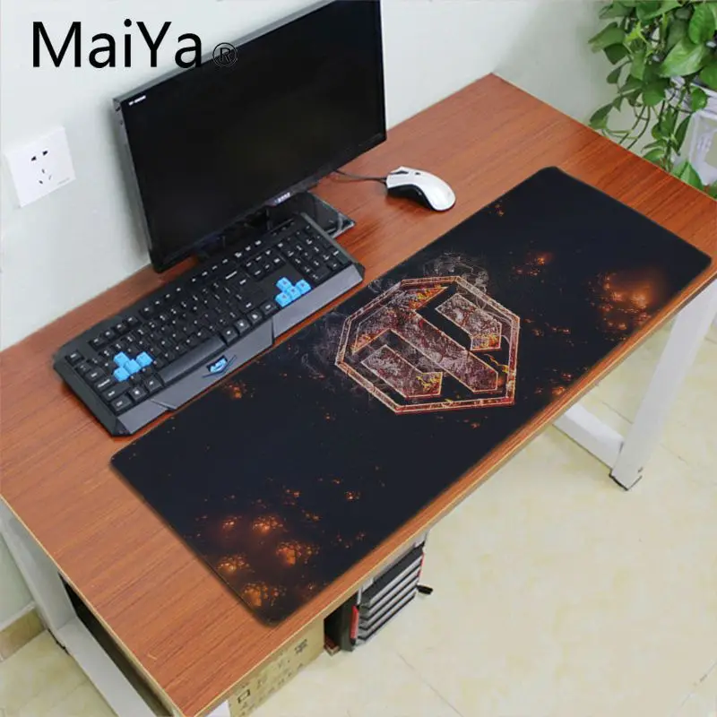 

Maiyaca World of Tanks logo Durable Desktop Mousepad Table Keyboard Gaming mouse pad 60X30CM Large Office Computer Desk Mat