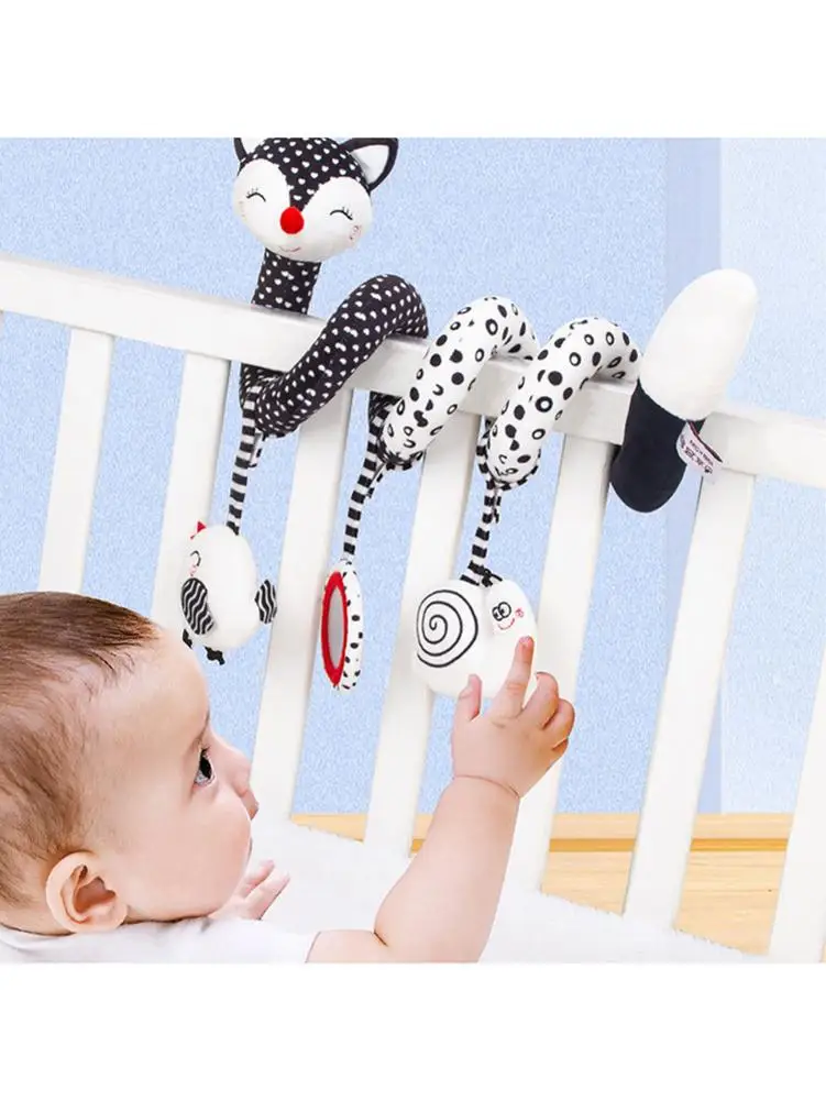 

Infant Stroller Bed Hanging Rattle Toys Mobile Newborn Sensory Toy Babies Crib Animals Crib Mobile Bed Baby Stroller Toys