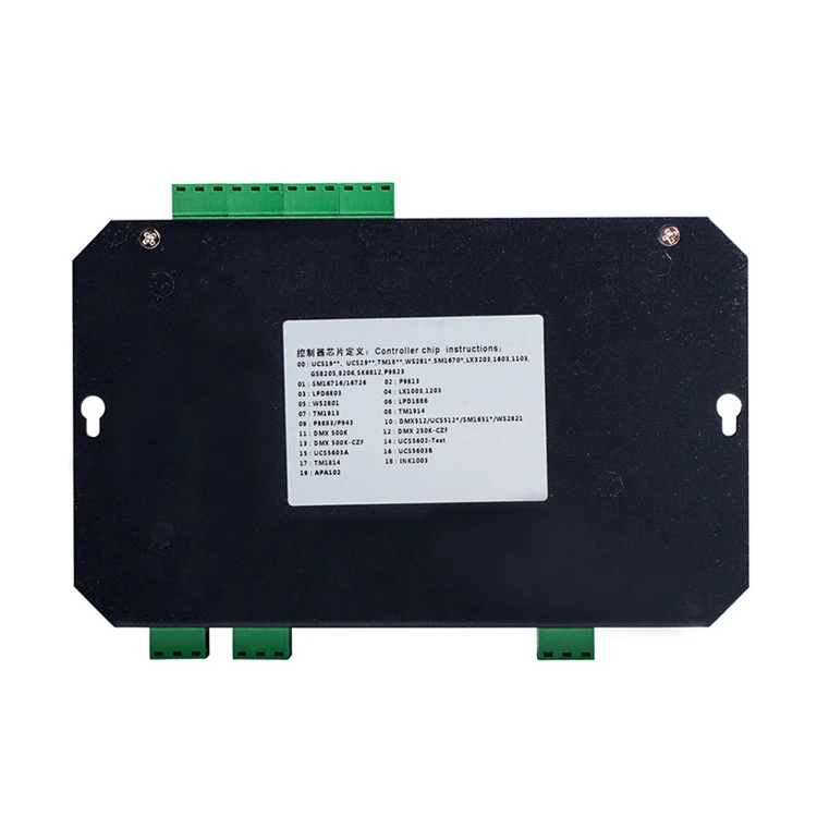 K-4000CK светодиодный пиксель контроллер SD DMX512/WS2811/WS2812B/WS2801/APA102 контроллера 4 порта