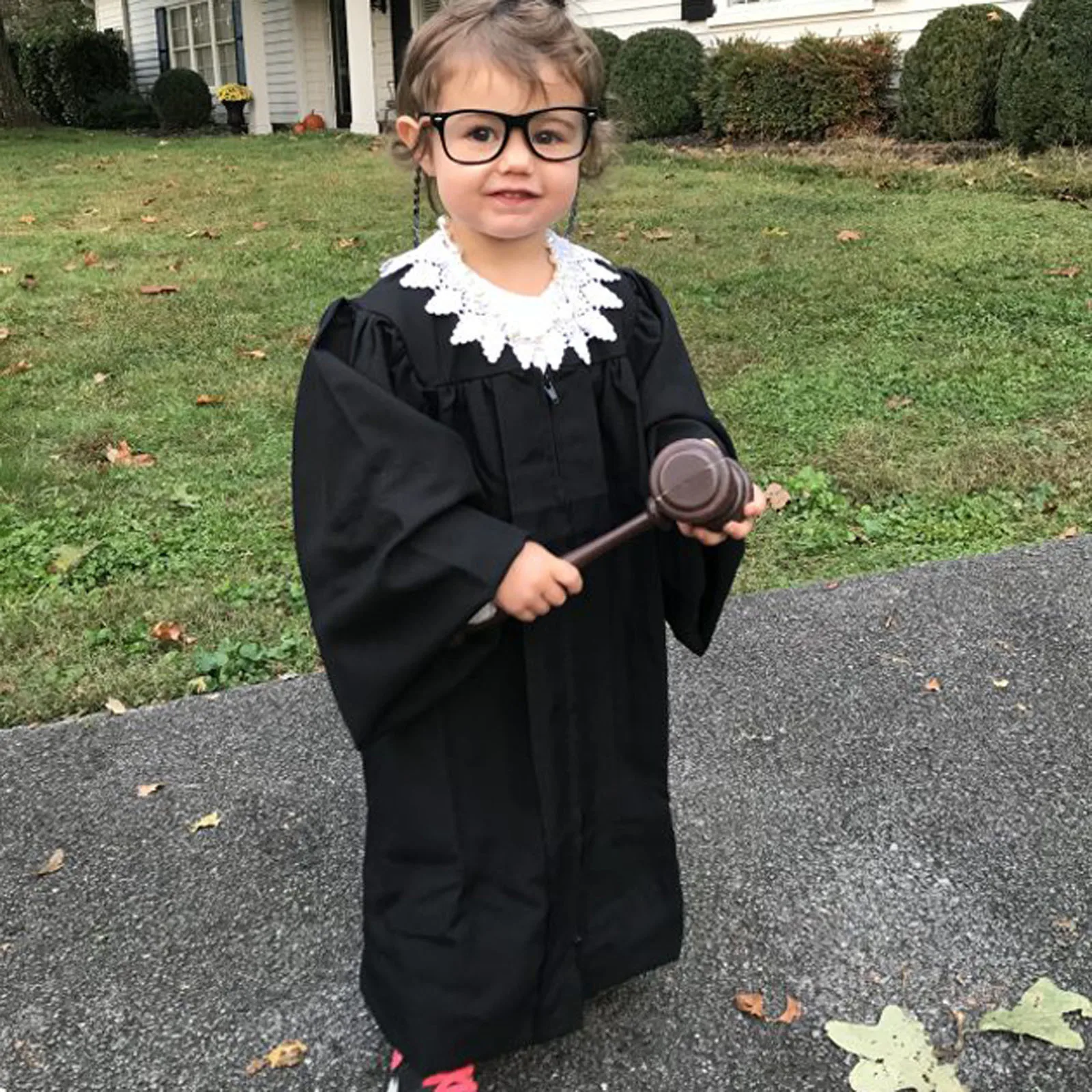 

2020 Children Kids Halloween Performance Costume Cosplay Judge Costume Judge Gown Skin-Friendly Childs Cloth F Fast Ship