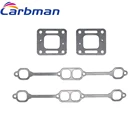 Carbman Новый Прокладка выхлопной коллектор для Mercruiser 5,0 5,7 350 Mag подъемный Блок V8 Локоть Комплект
