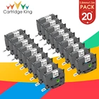 Этикетка 20PK 5,8 мм, совместимая с Brother HSe211 HSe 231 HSe-221, термоусадочная деталь для Ptouch E550WVP P750WVP H500, этикетка