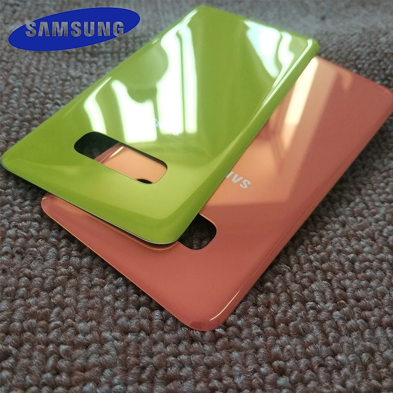 Задняя крышка из стекла для Samsung Galaxy S10E аккумулятора задняя S10 E G970 G970F чехол замены