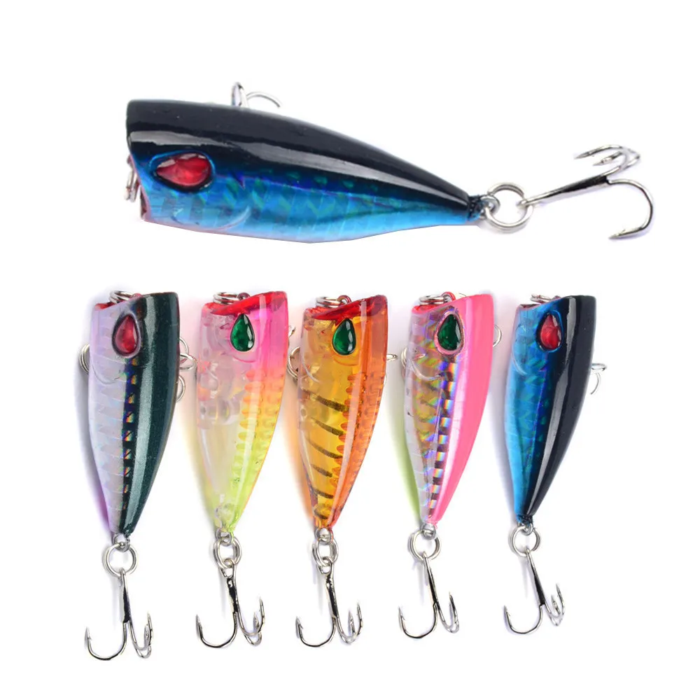 

5PCS 3D Eyes 4cm 3g Hot Model Fishing Lures Hard Bait 5 Color for Choose Minnow Quality Professional Pesca Fishing Lure Set