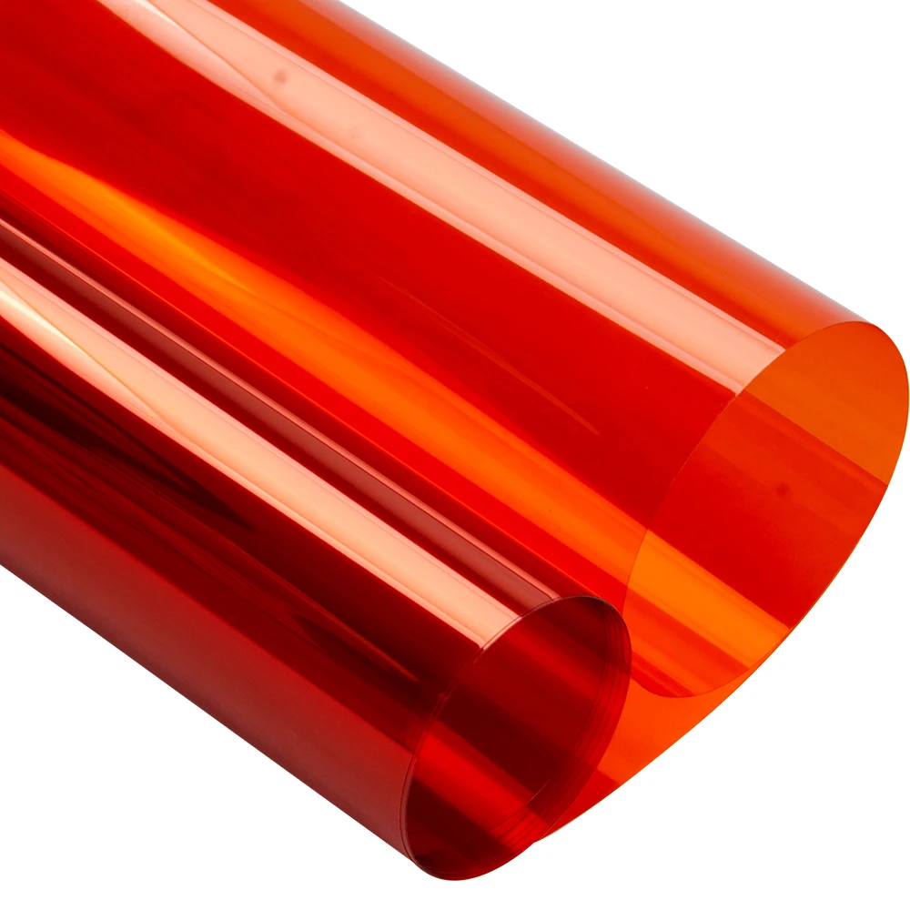 SUNICE Window Tint Film UV Rejection Orange Glossy Windows Glass Films Vinyl Self-adhesive Reflective Solar Privacy Stickers