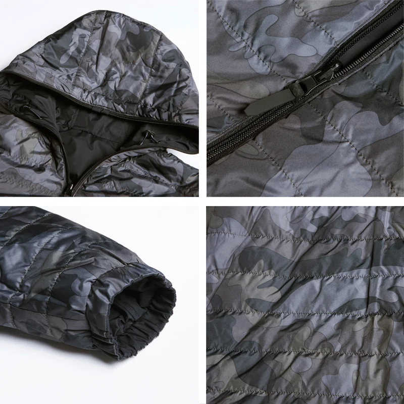 ICEbear2019 новая мужская куртка в двойном ношении Мужская ветрозащитная теплая