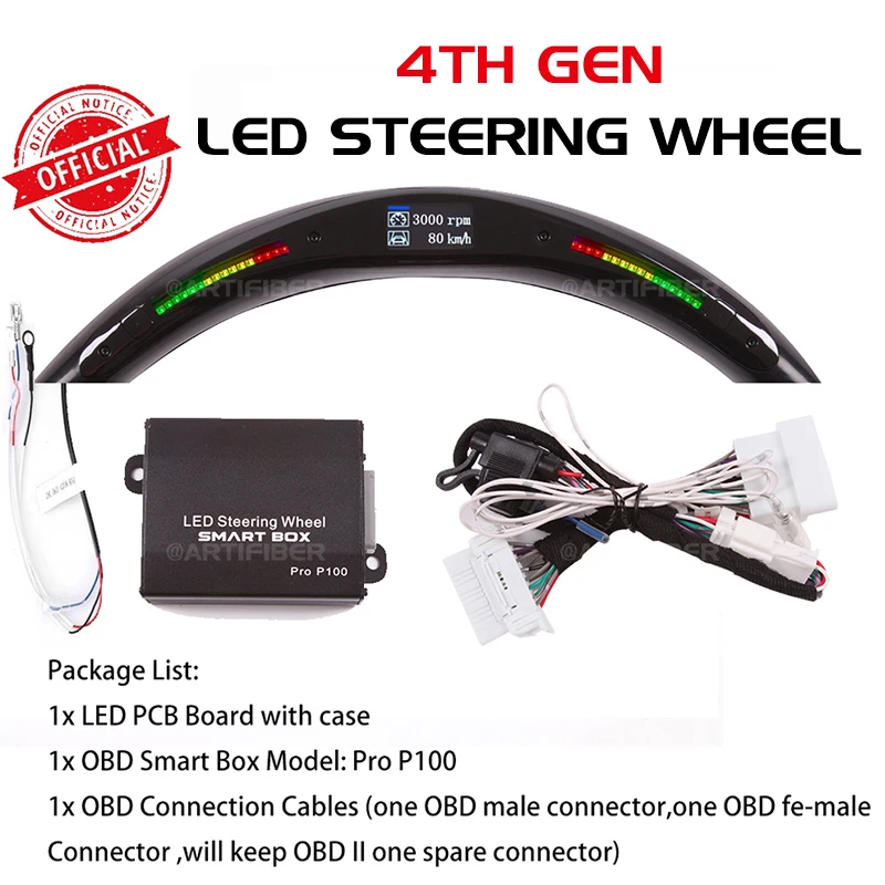 100% реальное углеродное волокно светодиодный фонарь рулевое колесо для Audi A6 S6 S7