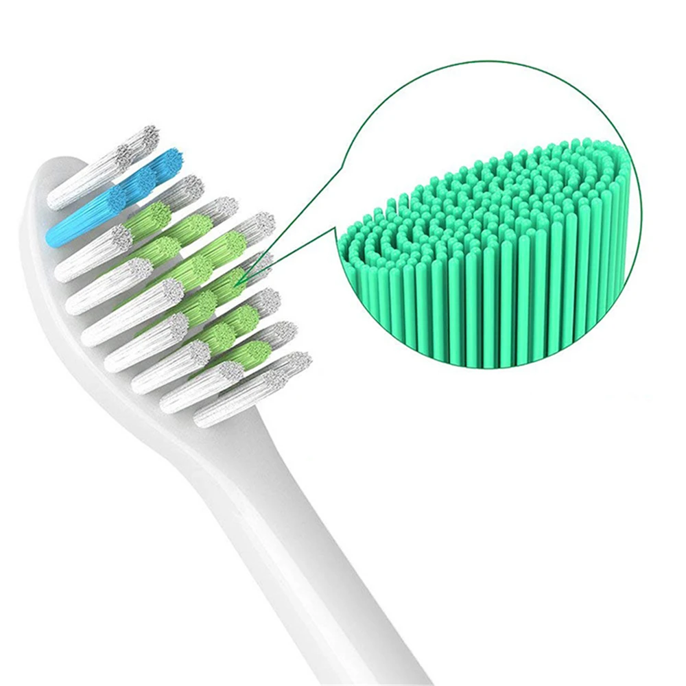 4 шт./лот головки зубной щетки для PHILIPS Sonicare FlexCare Алмазная Чистка HX6064 HX6930 HX9340 HX6950
