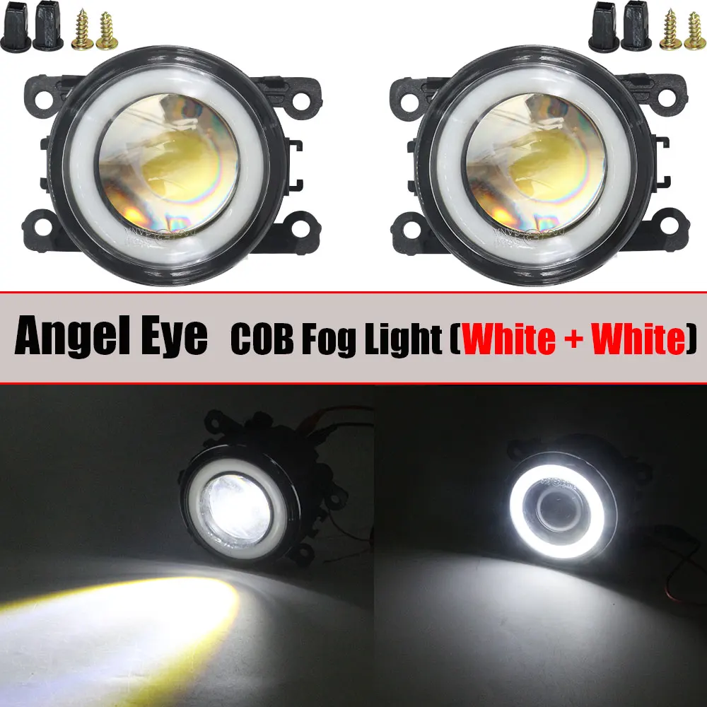 

2 шт., автомобильные аксессуары, противотумансветильник светодиодные кольцевые ходовые огни Angel Eye, дневные ходовые огни DRL 12 В для Nissan Pathfinder R51 2005-2012