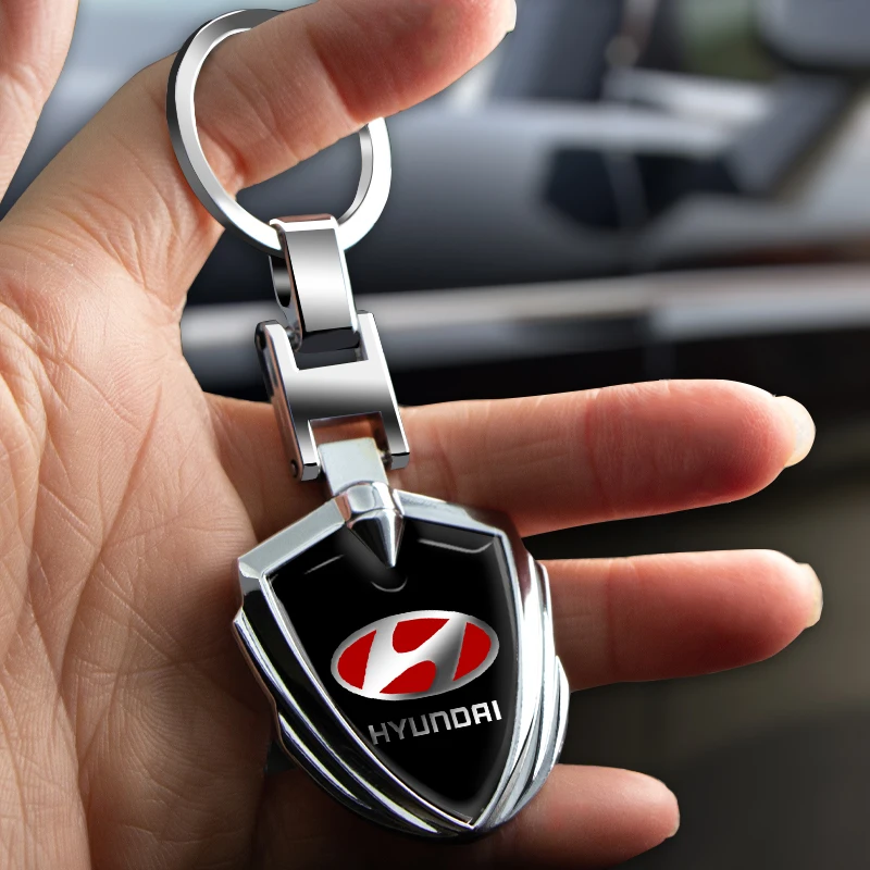 Металлический брелок для автомобиля подвесная цепочка с одним кольцом Hyundai i10 Getz