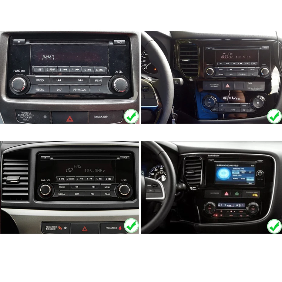 2 Din Android 9,0 4G+ 64G 8 ядерный автомобильный dvd Радио Видео gps аудио для Mitsubishi outlander lancer asx 2012 2013 obd2 DSP ips fm