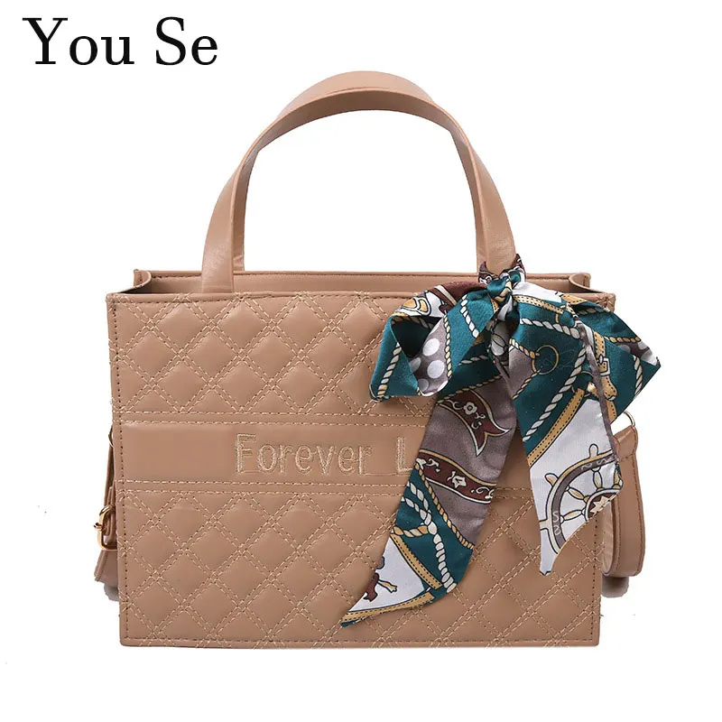 

Large capacity large bag women's 2020 new fashion foreign style silk scarf fashion autumn and winter Single Shoulder Messenger