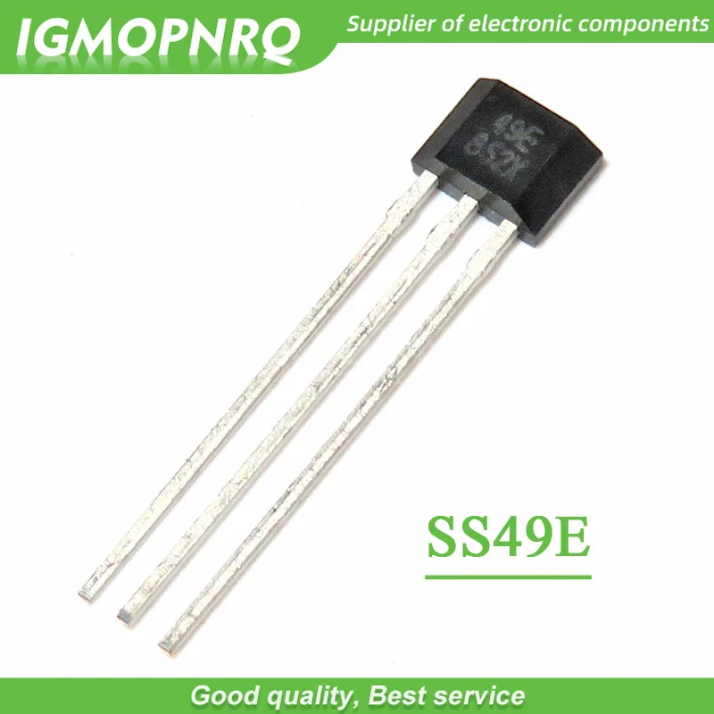 

100pcs 49E Hall element OH49E SS49E Hall sensor Hall Effect Sensor SS-49E