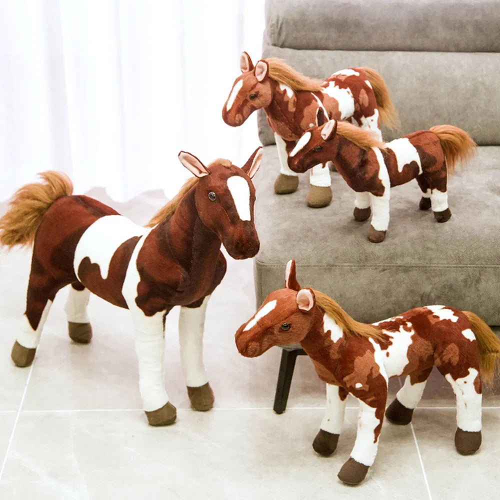 

1pc Lovely Horse Stuffed Doll Horse Plush Horse Stuffed
