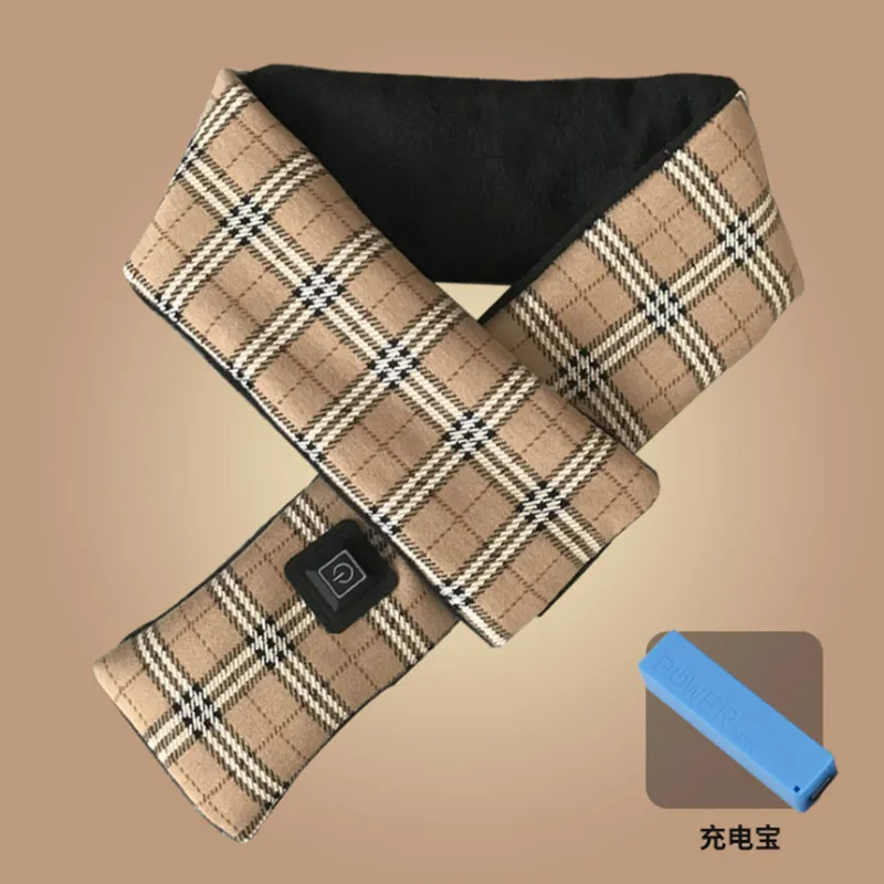 

USB Winter Heating Scarf With Graphene Neck Massage For Men And Women Female Warming Couple Collar Scarves