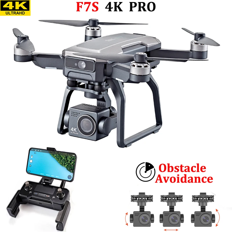 

Квадрокоптер SJRC F7S 4K PRO с GPS и камерой 4K HD