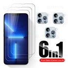 Защитное стекло 6 в 1 для камеры Iphone 13, 13 Pro Max Mini, 2021, 5G