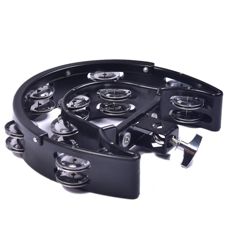 

Double Ring Moon Tambourine Tambourine Jazz Drum Rhythm Tamborine Percussion Instrument Accessories