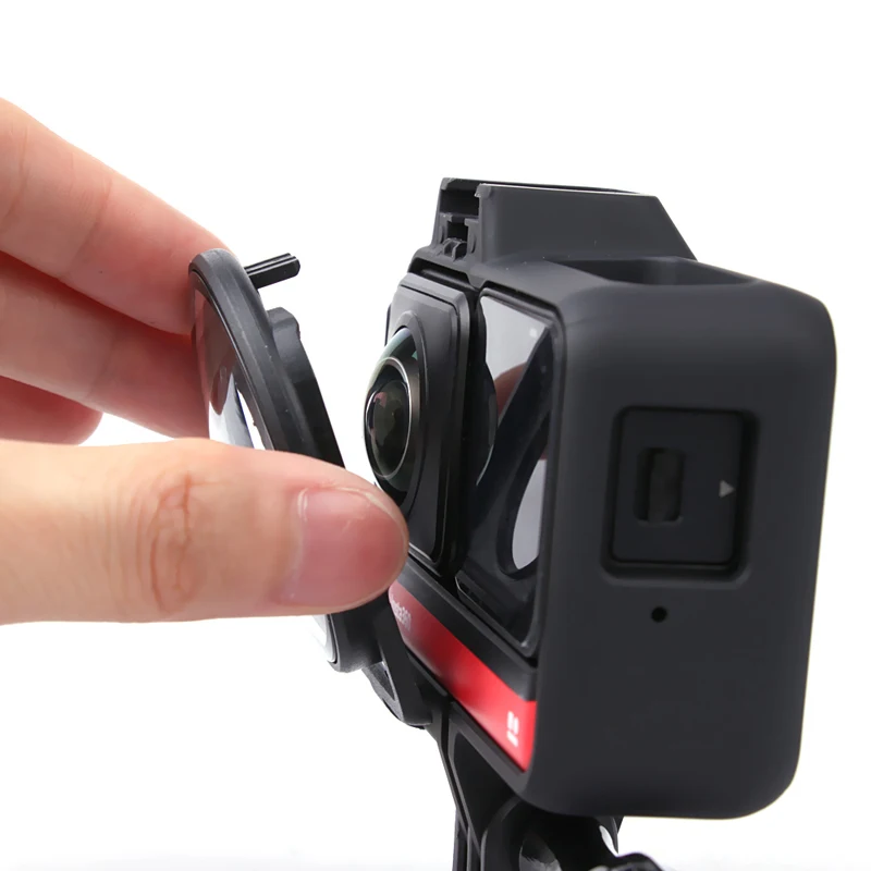 Защитный чехол для камеры с двумя объективами + защитная рамка Insta 360 R Edition |