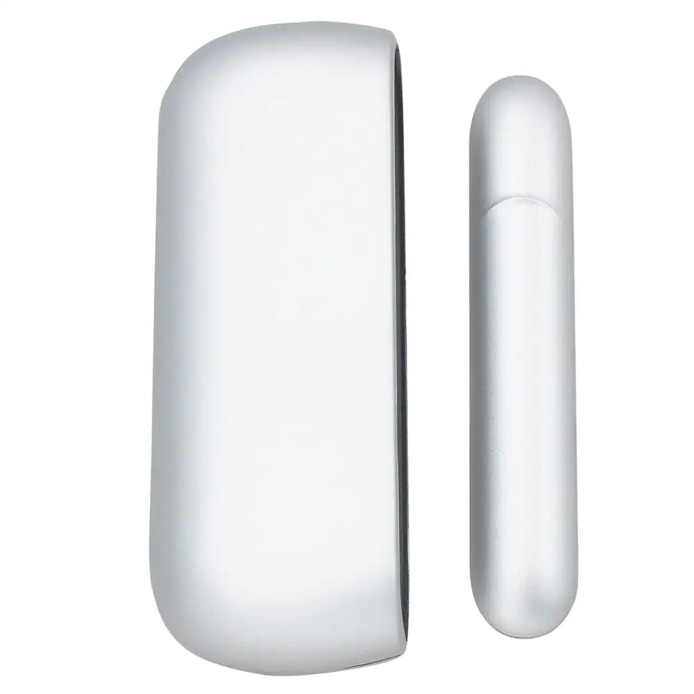 Полный Чехол+ Боковая крышка для Iqos 3,0 сумка держатель Чехол Чехлы ПК жесткие чехлы аксессуары 6 цветов - Цвет: Серебристый