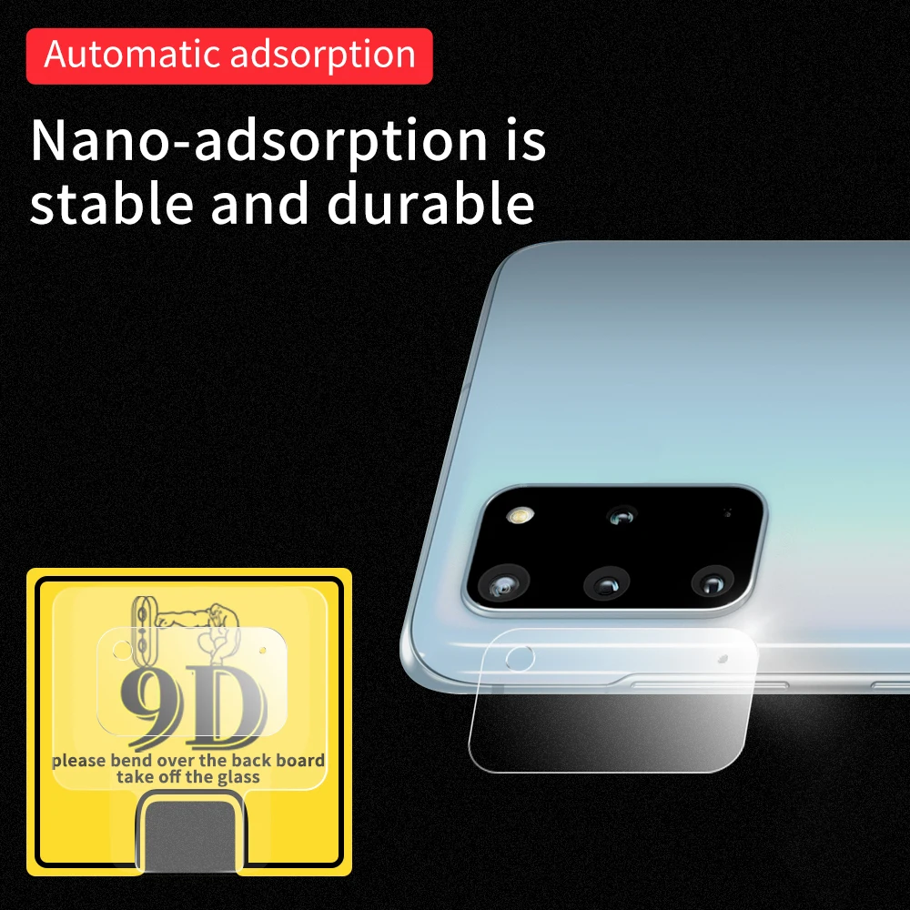 Защитное стекло 9D для камеры закаленное Samsung Galaxy A51 A71 A515 A715 S20 S20Plus S20Ultra A40S A20S A10S A90 a