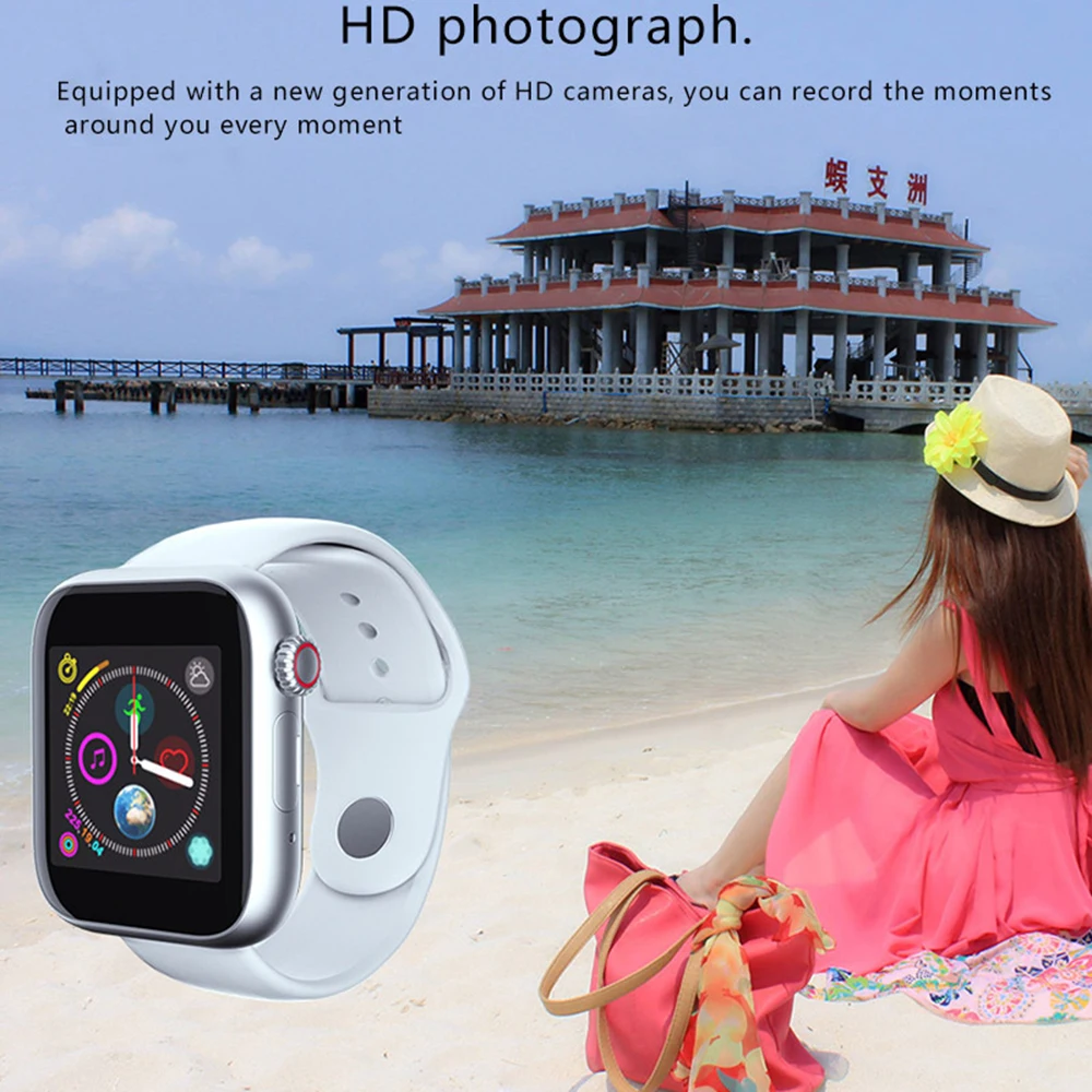 Z6 Смарт-часы для женщин и мужчин 2G SIM TF карта фитнес Bluetooth IOS Android Часы камера