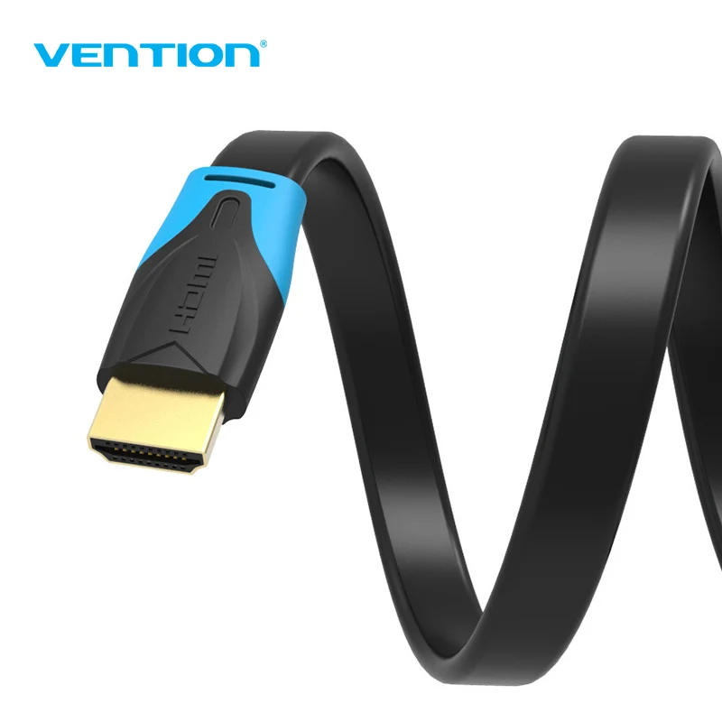 Vention HDMI to HDMI Cable Flat HDMI2.0 Cable Male to Male 4K*2K 18Gbps Supports Ethernet, 3D, 4K Video for HDTV PS3/4 1m2m3m10m