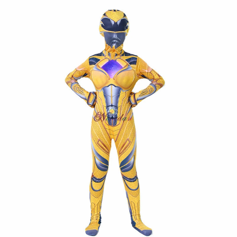 red rangers costume boys power mecha five beast cosplay anime child halloween costumes for kids mask carnival party jumpsuits free global shipping