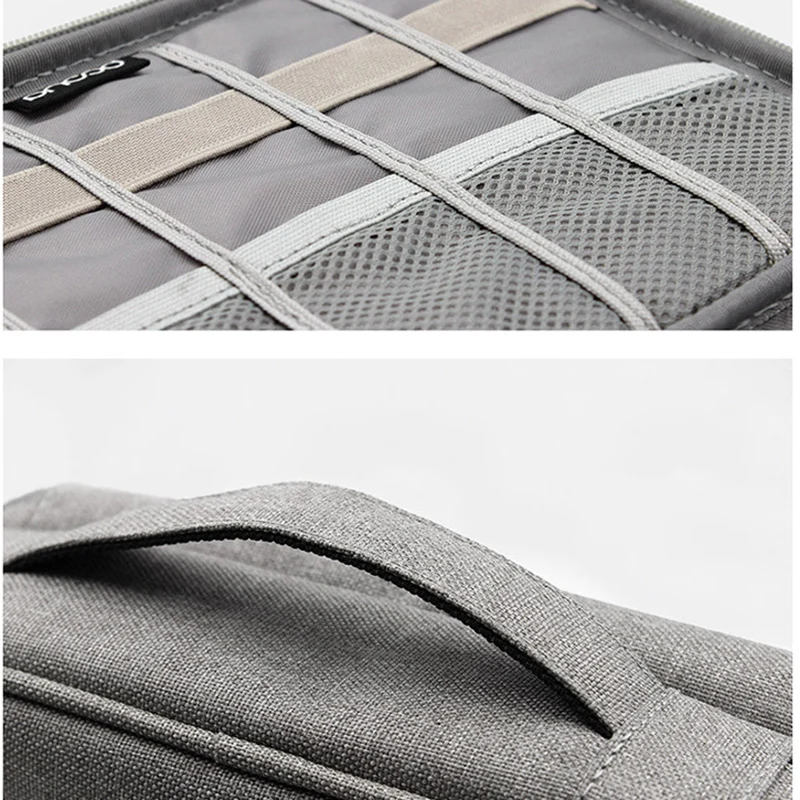 Portable Polyester Cable Bag Hard Drive Ipad Mini Storage Toolbox Box Accessories Digital USB Gadget Organizing | Дом и сад