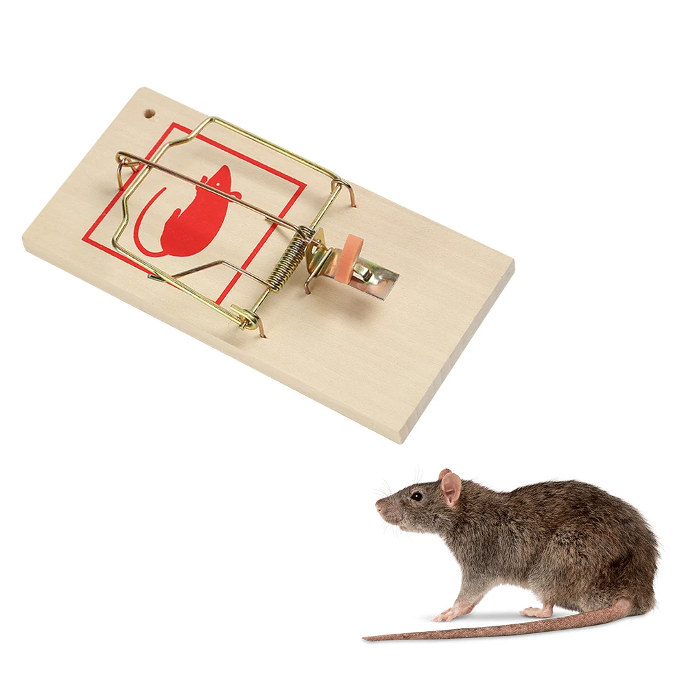 Экологичная многоразовая деревянная мышь-ловушка приманка мыши вермина